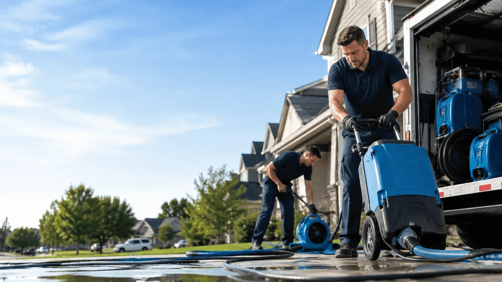 Dehumidification being performed in Parrottsville, TN